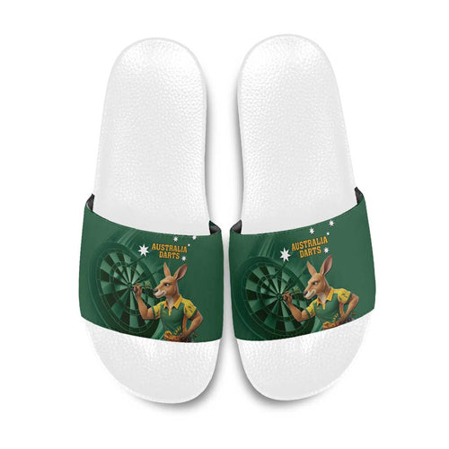 Australia Kangaroo Mascot Darts Slide Sandals Green Edition