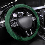 Australia Kangaroo Mascot Darts Steering Wheel Cover Green Edition