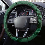 Australia Kangaroo Mascot Darts Steering Wheel Cover Green Edition