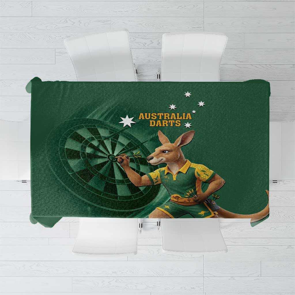 Australia Kangaroo Mascot Darts Tablecloth Green Edition