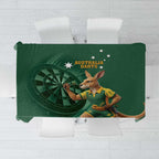 Australia Kangaroo Mascot Darts Tablecloth Green Edition