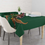 Australia Kangaroo Mascot Darts Tablecloth Green Edition