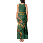 Australia Kangaroo Mascot Darts Tank Maxi Dress Green Edition