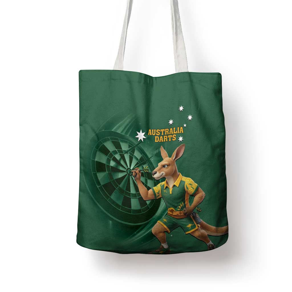 Australia Kangaroo Mascot Darts Tote Bag Green Edition