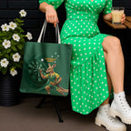 Australia Kangaroo Mascot Darts Tote Bag Green Edition
