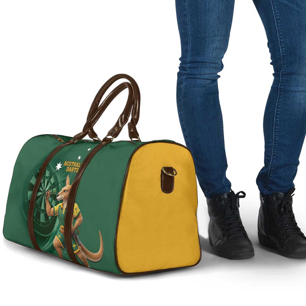 Australia Kangaroo Mascot Darts Travel Bag Green Edition