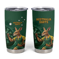 Australia Kangaroo Mascot Darts Tumbler Cup Green Edition