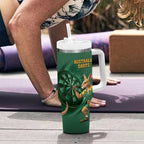 Australia Kangaroo Mascot Darts Tumbler With Handle Green Edition