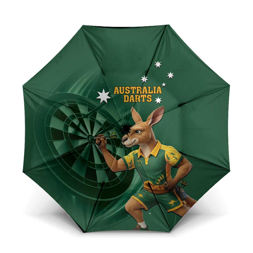 Australia Kangaroo Mascot Darts Umbrella Green Edition