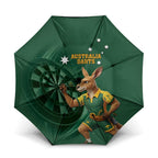 Australia Kangaroo Mascot Darts Umbrella Green Edition