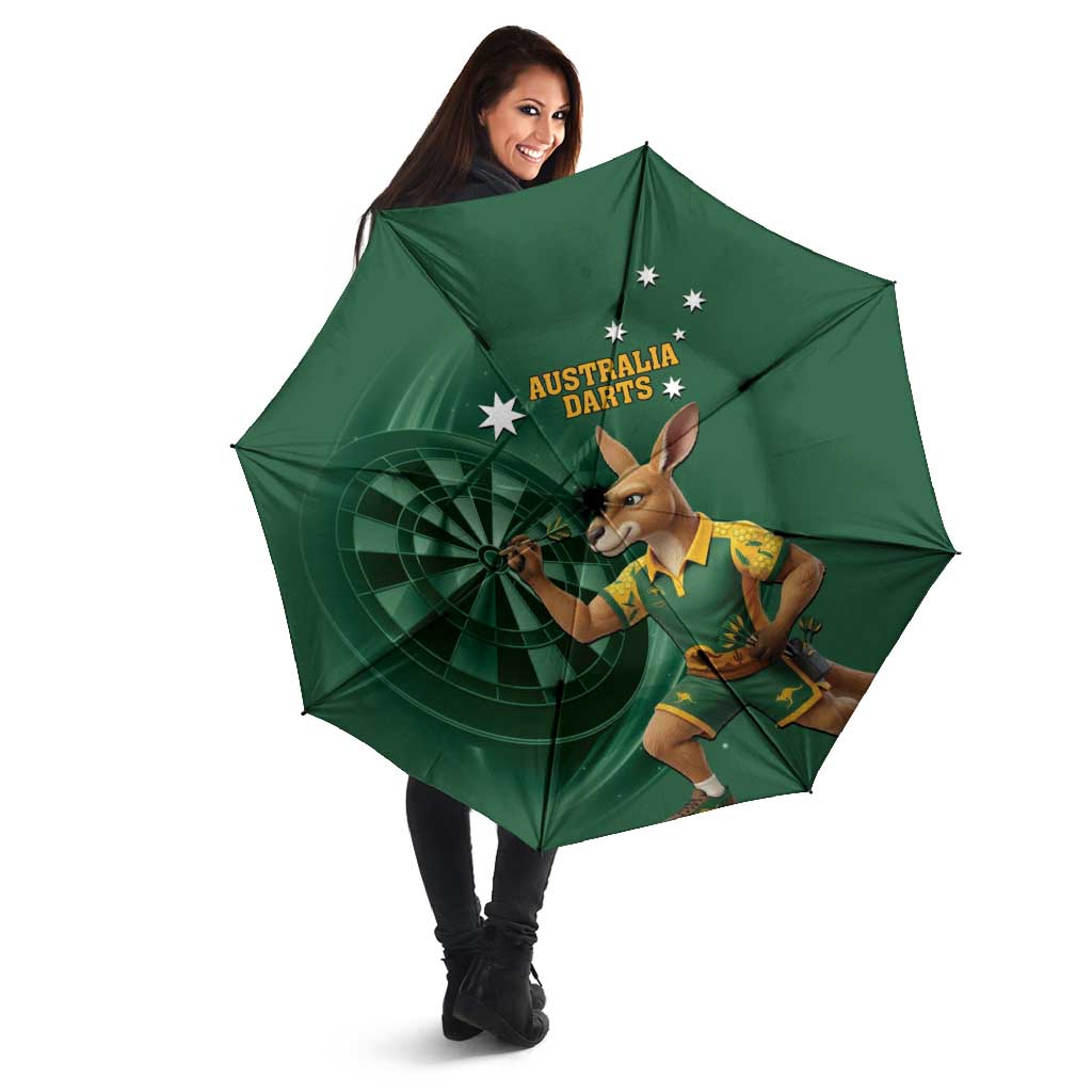 Australia Kangaroo Mascot Darts Umbrella Green Edition