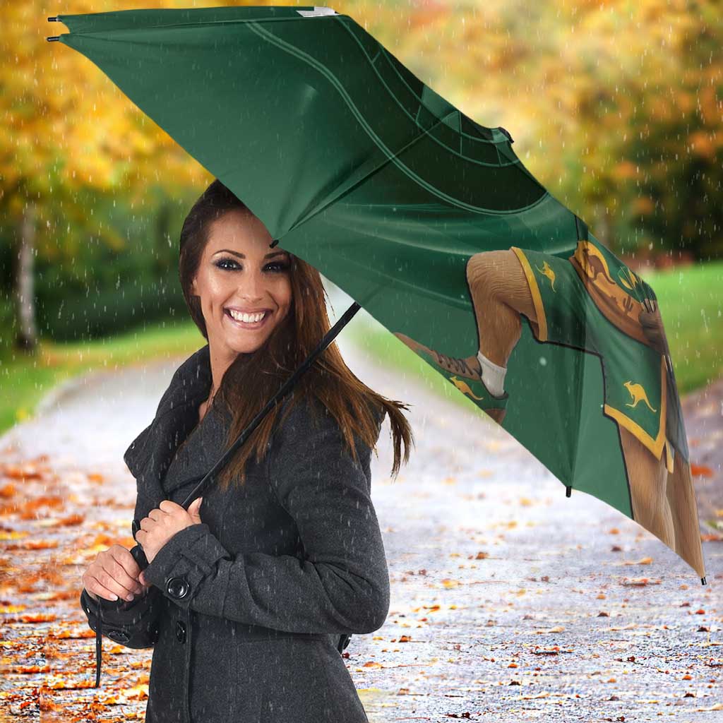 Australia Kangaroo Mascot Darts Umbrella Green Edition