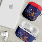 Australia Kangaroo Mascot Darts AirPods Case Blue Edition