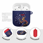 Australia Kangaroo Mascot Darts AirPods Case Blue Edition