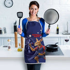 Australia Kangaroo Mascot Darts Apron Blue Edition