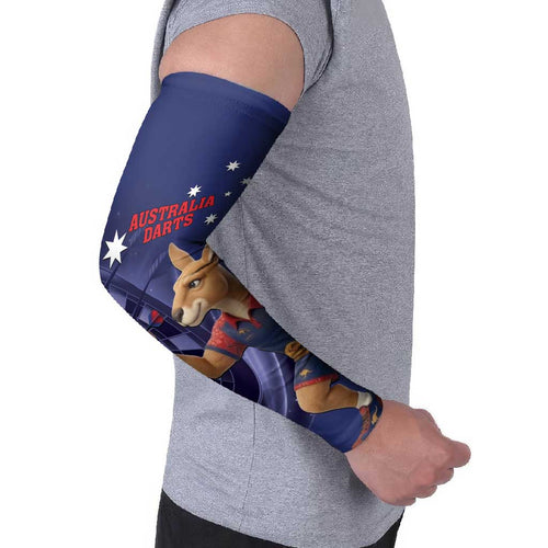 Australia Kangaroo Mascot Darts Arm Sleeves Blue Edition