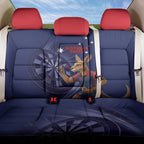 Australia Kangaroo Mascot Darts Back Car Seat Cover Blue Edition