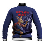 Australia Kangaroo Mascot Darts Baseball Jacket Blue Edition