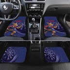 Australia Kangaroo Mascot Darts Car Mats Blue Edition