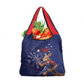 Australia Kangaroo Mascot Darts Grocery Bag Blue Edition