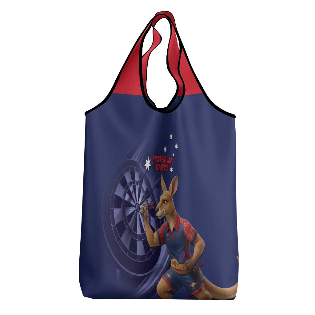 Australia Kangaroo Mascot Darts Grocery Bag Blue Edition
