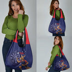 Australia Kangaroo Mascot Darts Grocery Bag Blue Edition