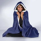 Australia Kangaroo Mascot Darts Hooded Blanket Blue Edition
