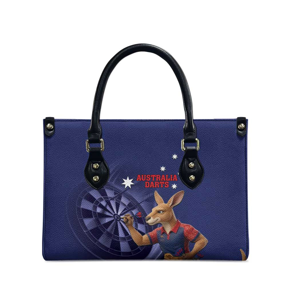 Australia Kangaroo Mascot Darts Leather Bag Blue Edition
