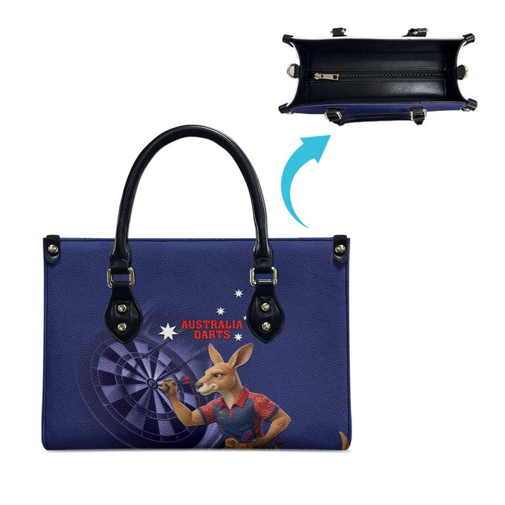Australia Kangaroo Mascot Darts Leather Bag Blue Edition