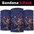 Australia Kangaroo Mascot Darts Neck Gaiter Blue Edition