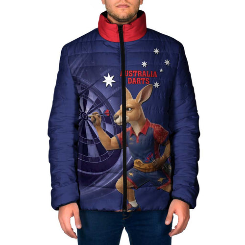 Australia Kangaroo Mascot Darts Padded Jacket Blue Edition