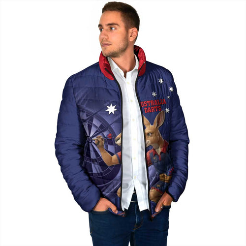 Australia Kangaroo Mascot Darts Padded Jacket Blue Edition