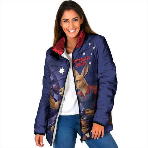 Australia Kangaroo Mascot Darts Padded Jacket Blue Edition