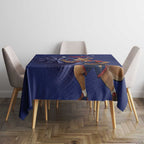 Australia Kangaroo Mascot Darts Tablecloth Blue Edition