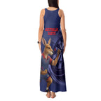 Australia Kangaroo Mascot Darts Tank Maxi Dress Blue Edition