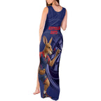 Australia Kangaroo Mascot Darts Tank Maxi Dress Blue Edition