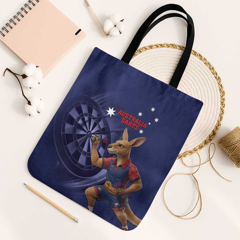 Australia Kangaroo Mascot Darts Tote Bag Blue Edition