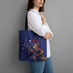 Australia Kangaroo Mascot Darts Tote Bag Blue Edition