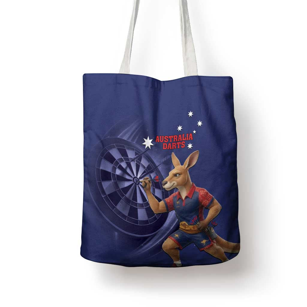 Australia Kangaroo Mascot Darts Tote Bag Blue Edition