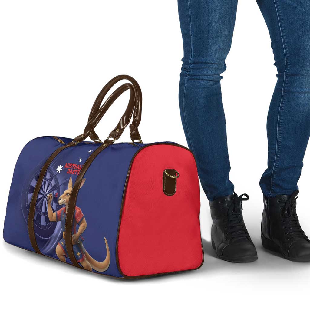 Australia Kangaroo Mascot Darts Travel Bag Blue Edition