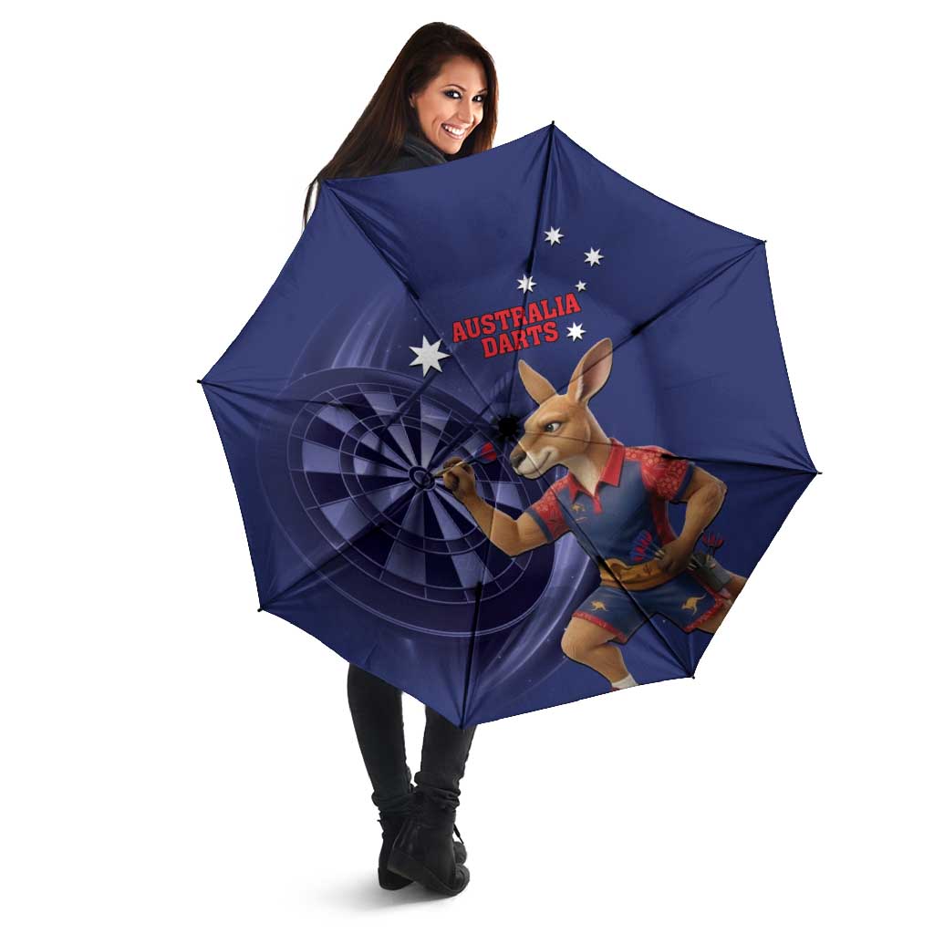 Australia Kangaroo Mascot Darts Umbrella Blue Edition