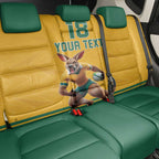 Custom Australia Rugby Back Car Seat Cover Wallabies Mascot Sporty Style - Aussie Hoodie