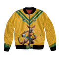 Custom Australia Rugby Bomber Jacket Wallabies Mascot Sporty Style - Aussie Hoodie