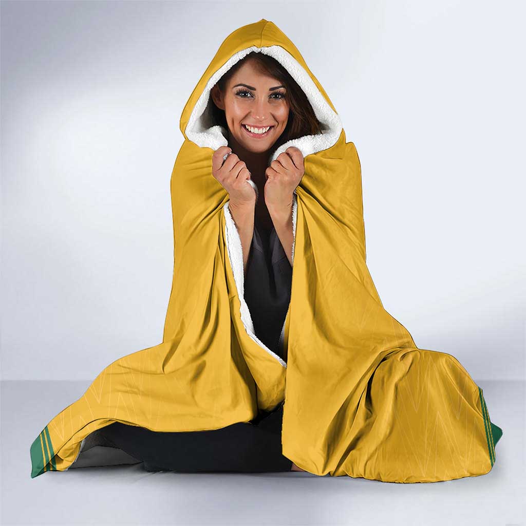 Custom Australia Rugby Hooded Blanket Wallabies Mascot Sporty Style - Aussie Hoodie