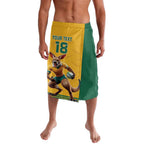 Custom Australia Rugby Lavalava Wallabies Mascot Sporty Style - Aussie Hoodie