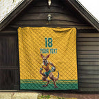 Custom Australia Rugby Quilt Wallabies Mascot Sporty Style - Aussie Hoodie