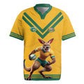 Custom Australia Rugby Rugby Jersey Wallabies Mascot Sporty Style - Aussie Hoodie