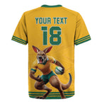 Custom Australia Rugby Rugby Jersey Wallabies Mascot Sporty Style - Aussie Hoodie