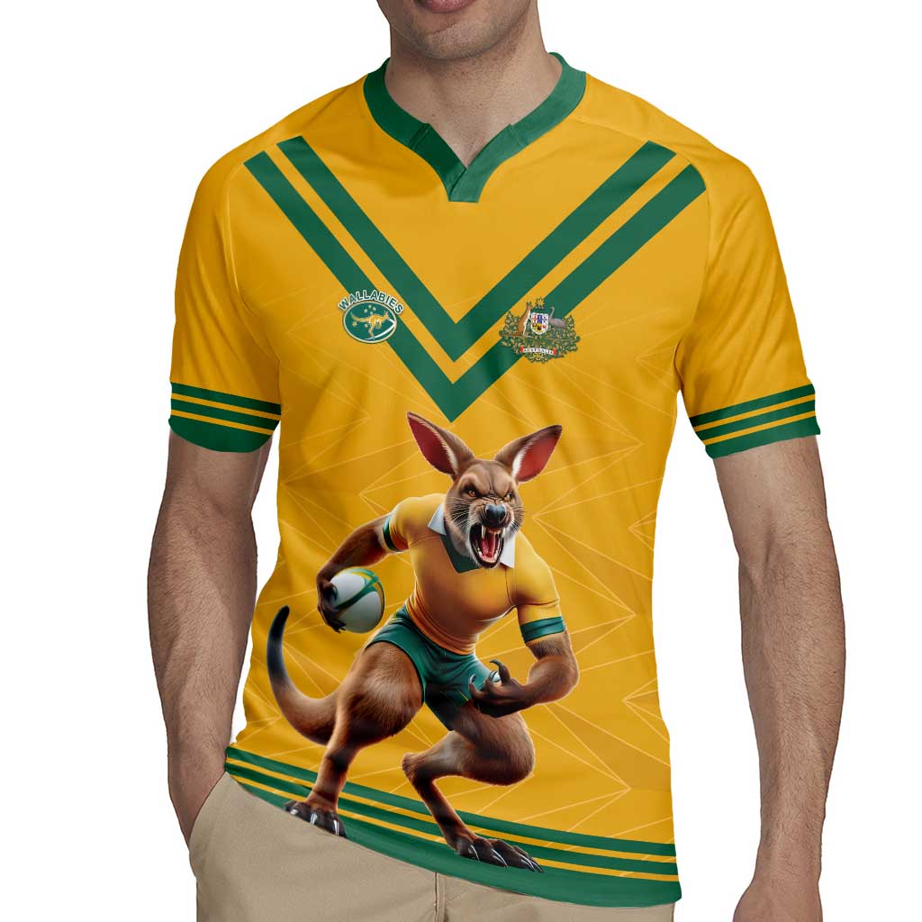 Custom Australia Rugby Rugby Jersey Wallabies Mascot Sporty Style - Aussie Hoodie