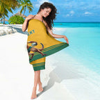 Custom Australia Rugby Sarong Wallabies Mascot Sporty Style - Aussie Hoodie